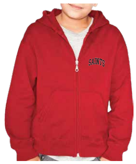 Saints Youth Hoodie Full Zip